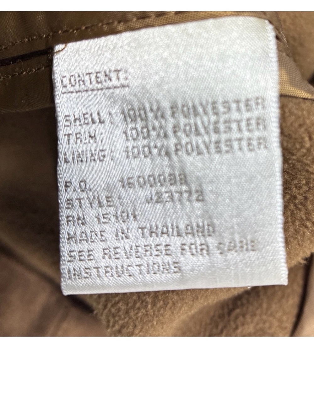 Jones NY Brown Trench Women XL Rich Earthy Brown Vegan Faux Suede Strong Femme - Picture 11 of 15